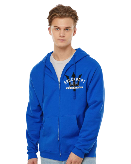 BROCKPORT WRESTLING FULL ZIP HOODIE (JO331TC)