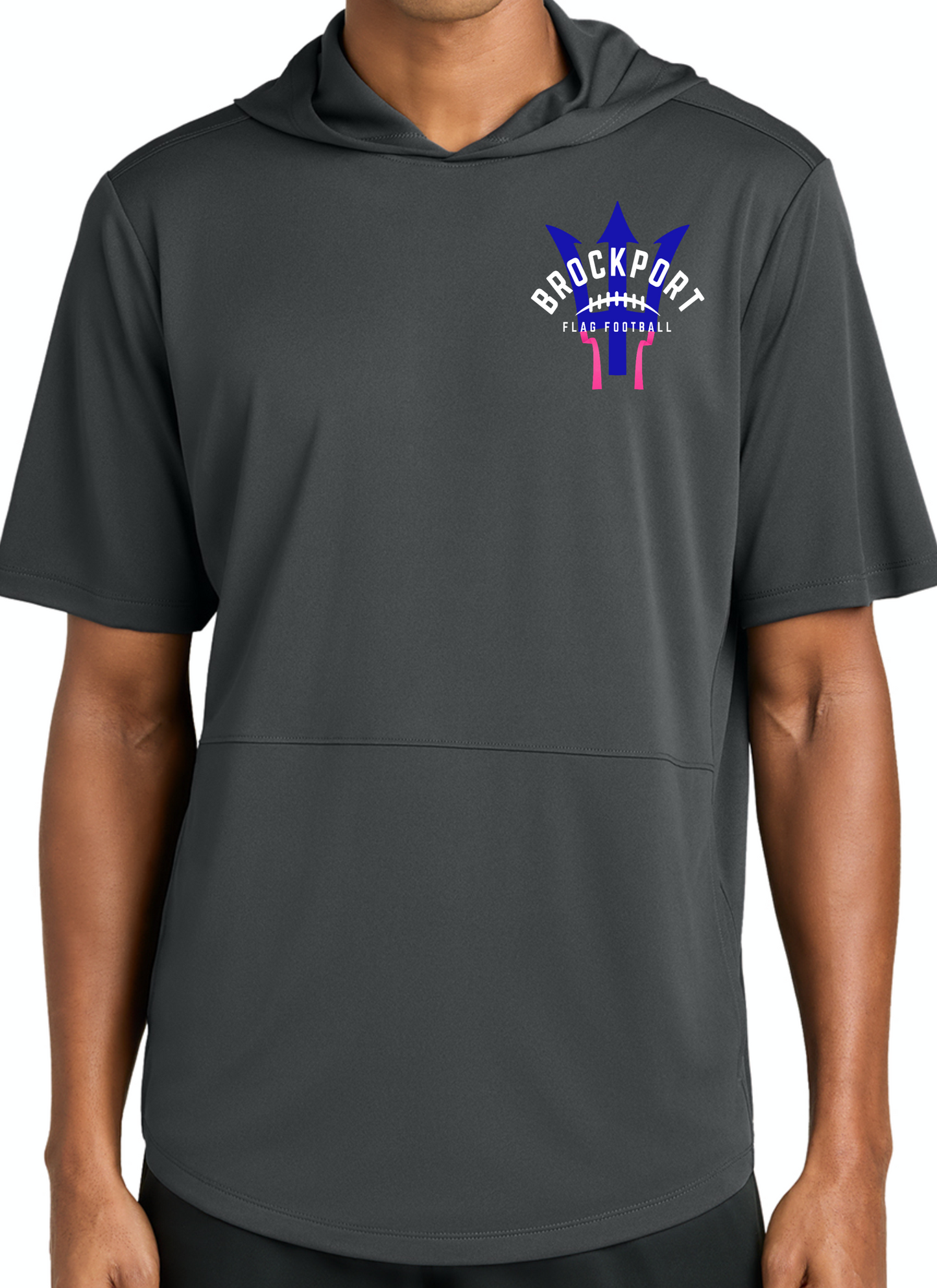 Brockport Flag Football Unisex Short Sleeve Lite Hoodie