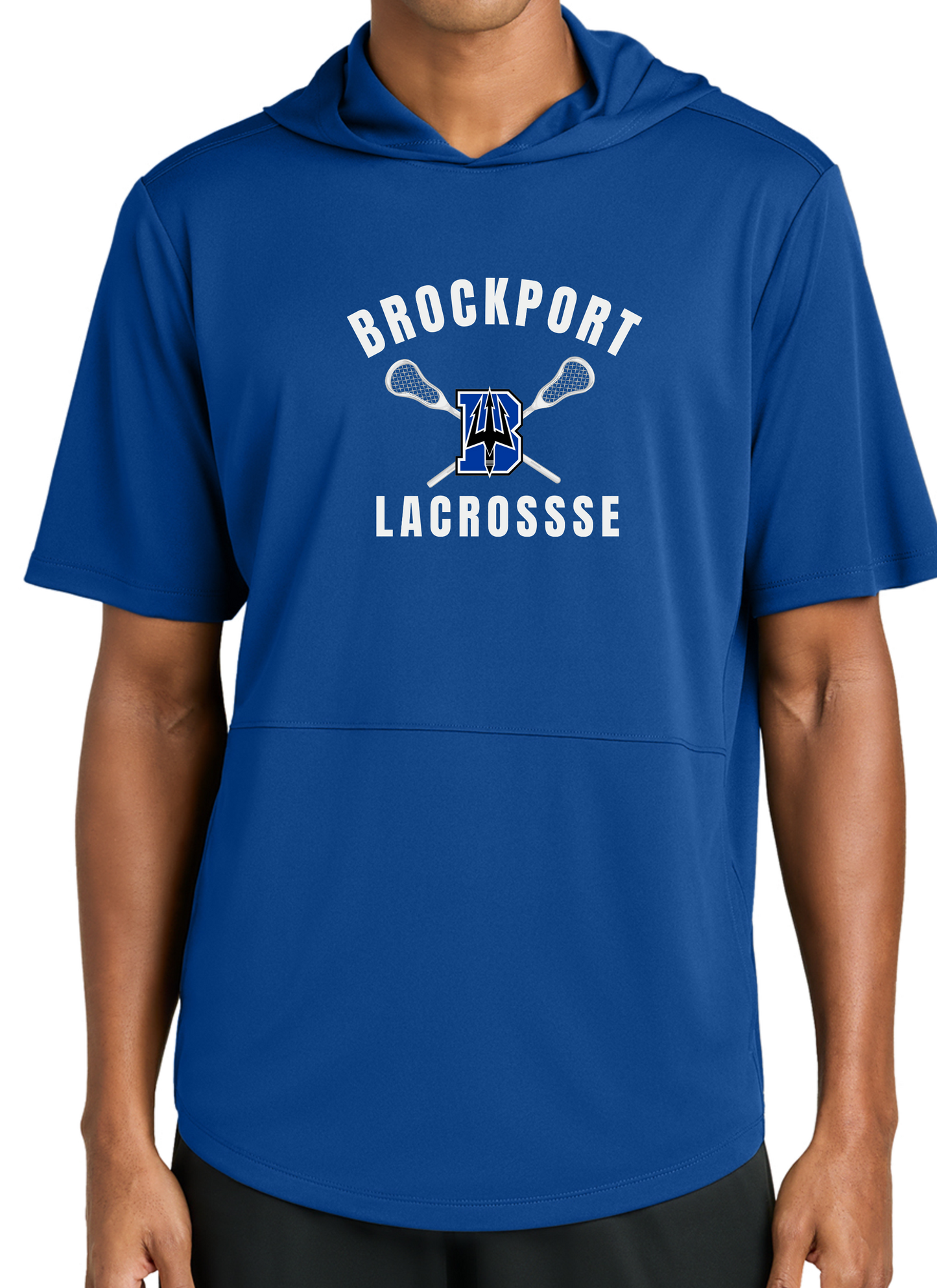 Brockport Lacrosse Short Sleeve Lite Hoodie