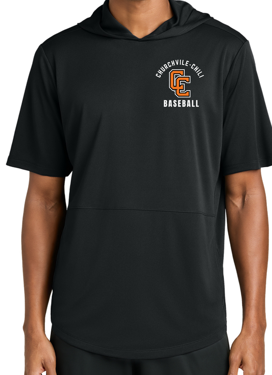 Churchville-Chili Baseball Short Sleeve Lite Hoodie
