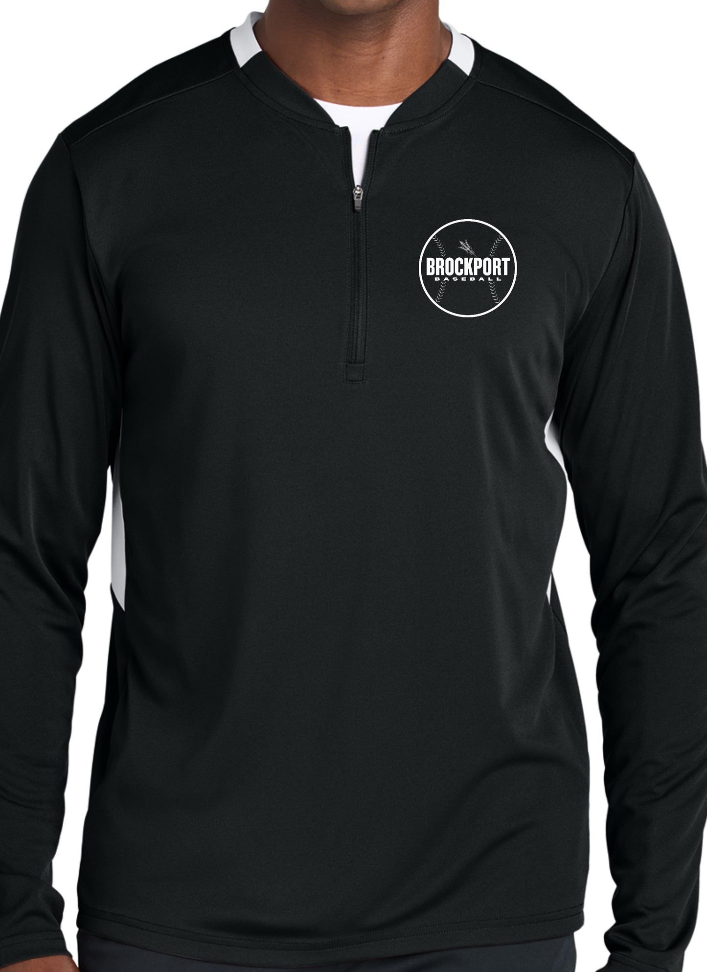 Brockport Baseball  1/4-Zip Pullover (Embroidered)