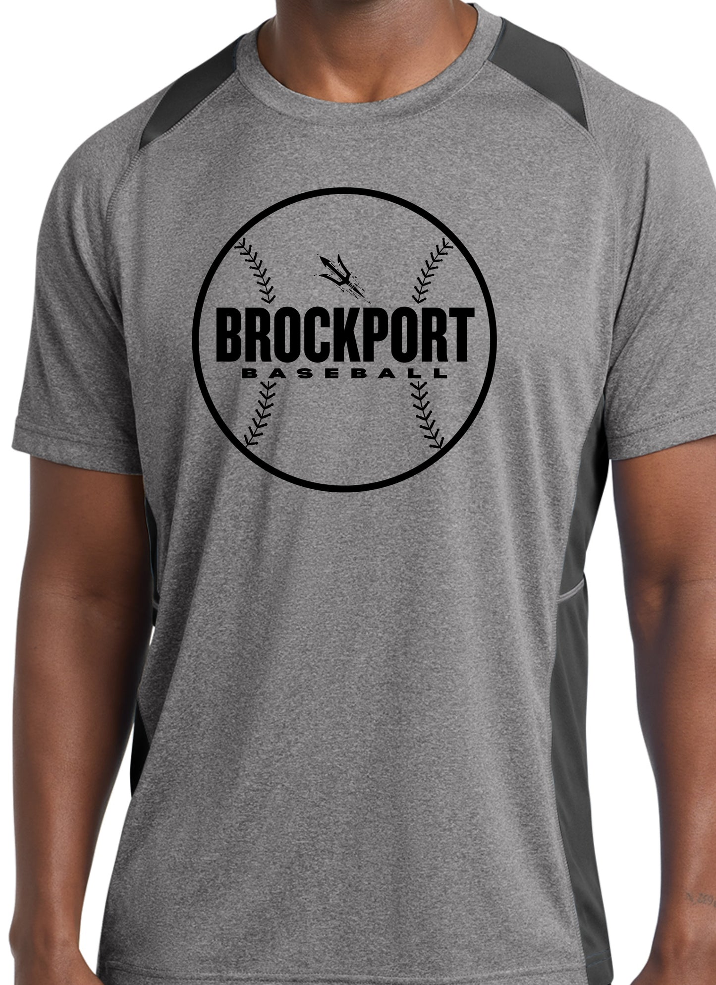 Brockport Baseball Colorblock Performance Tee
