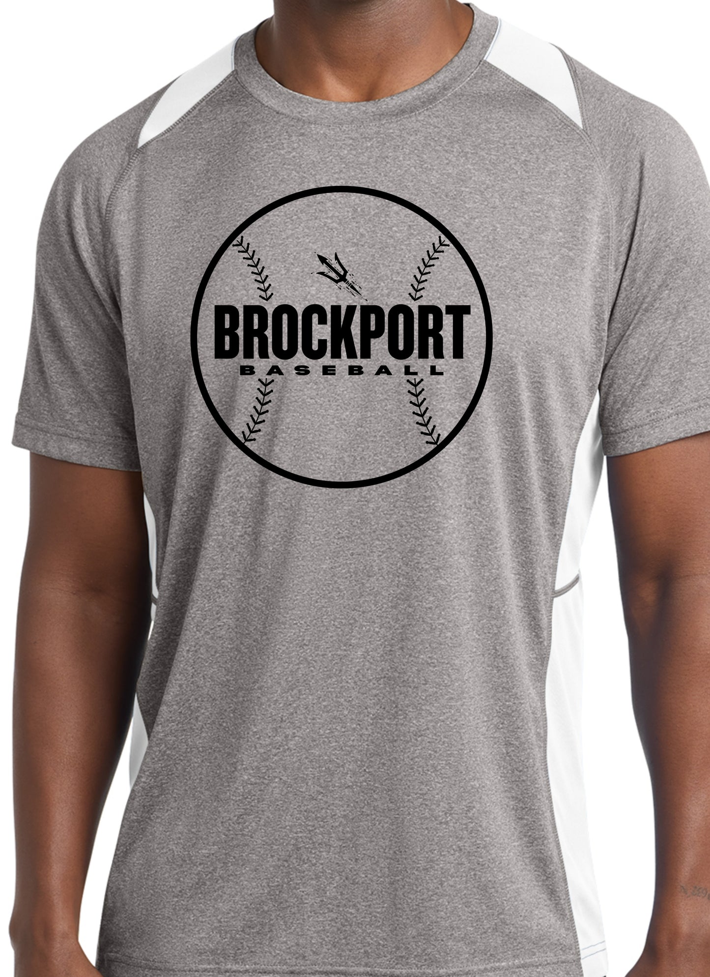 Brockport Baseball Colorblock Performance Tee