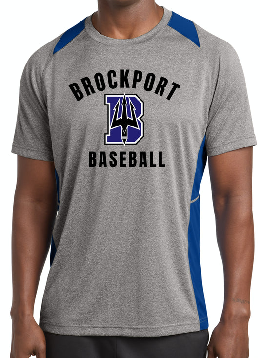Brockport Baseball Colorblock Performance Tee