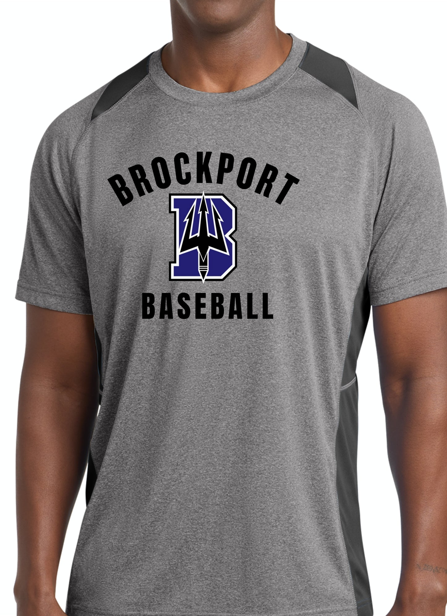Brockport Baseball Colorblock Performance Tee