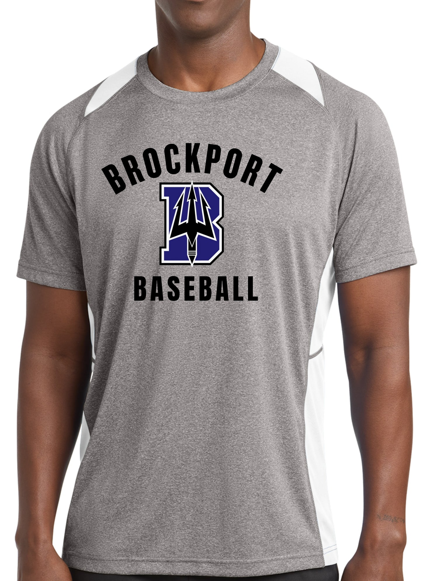Brockport Baseball Colorblock Performance Tee
