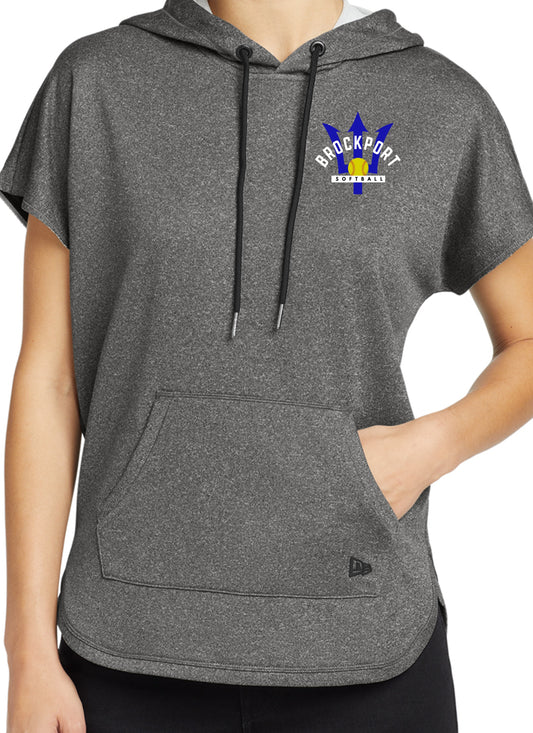 Brockport Softball Women's Performance Terry Short Sleeve Hoodie