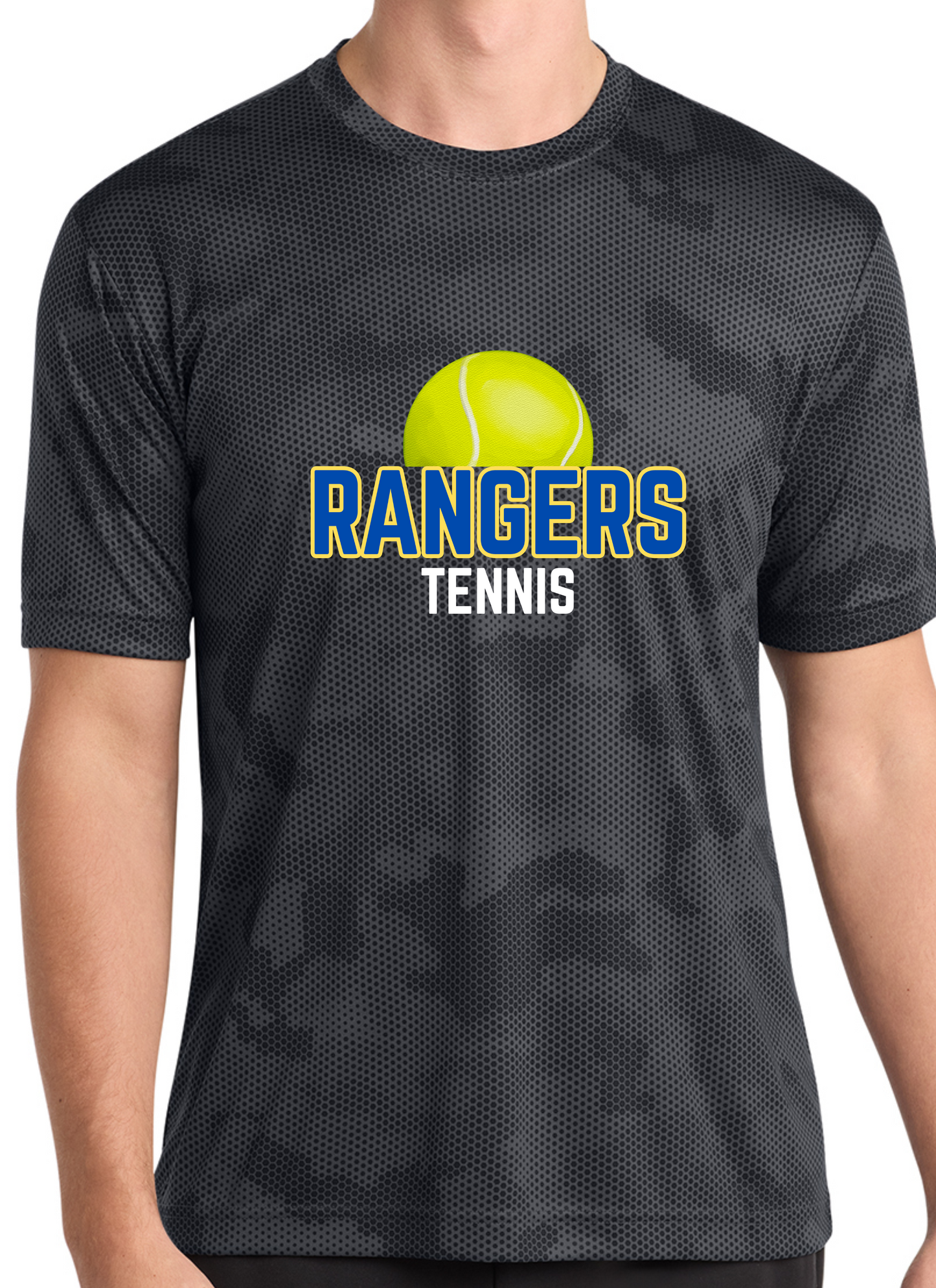 Spencerport Tennis Camo Performance Tee