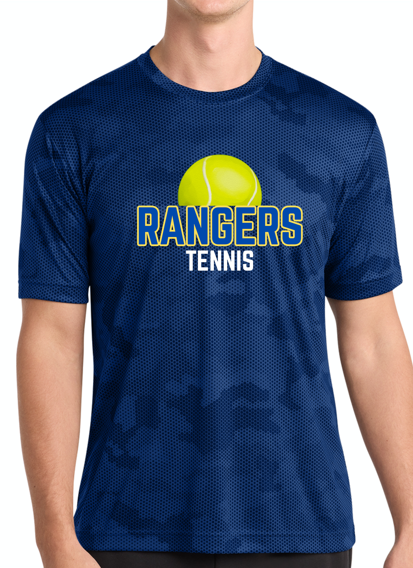 Spencerport Tennis Camo Performance Tee
