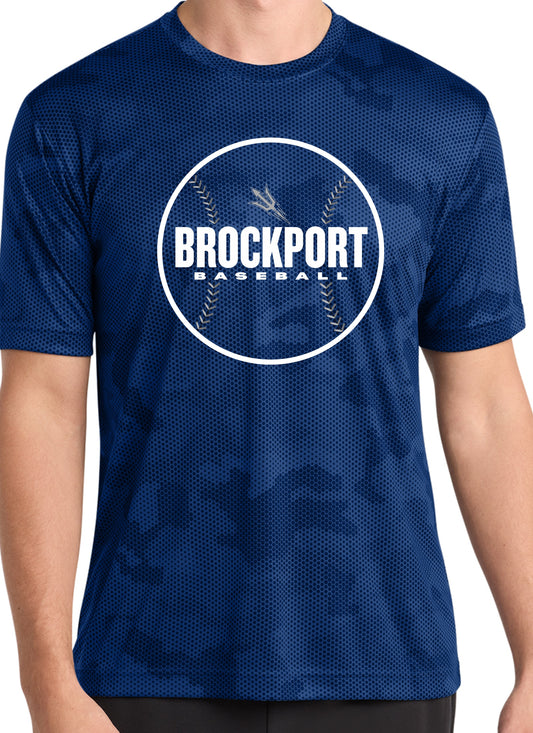 Brockport Baseball Camo Performance T