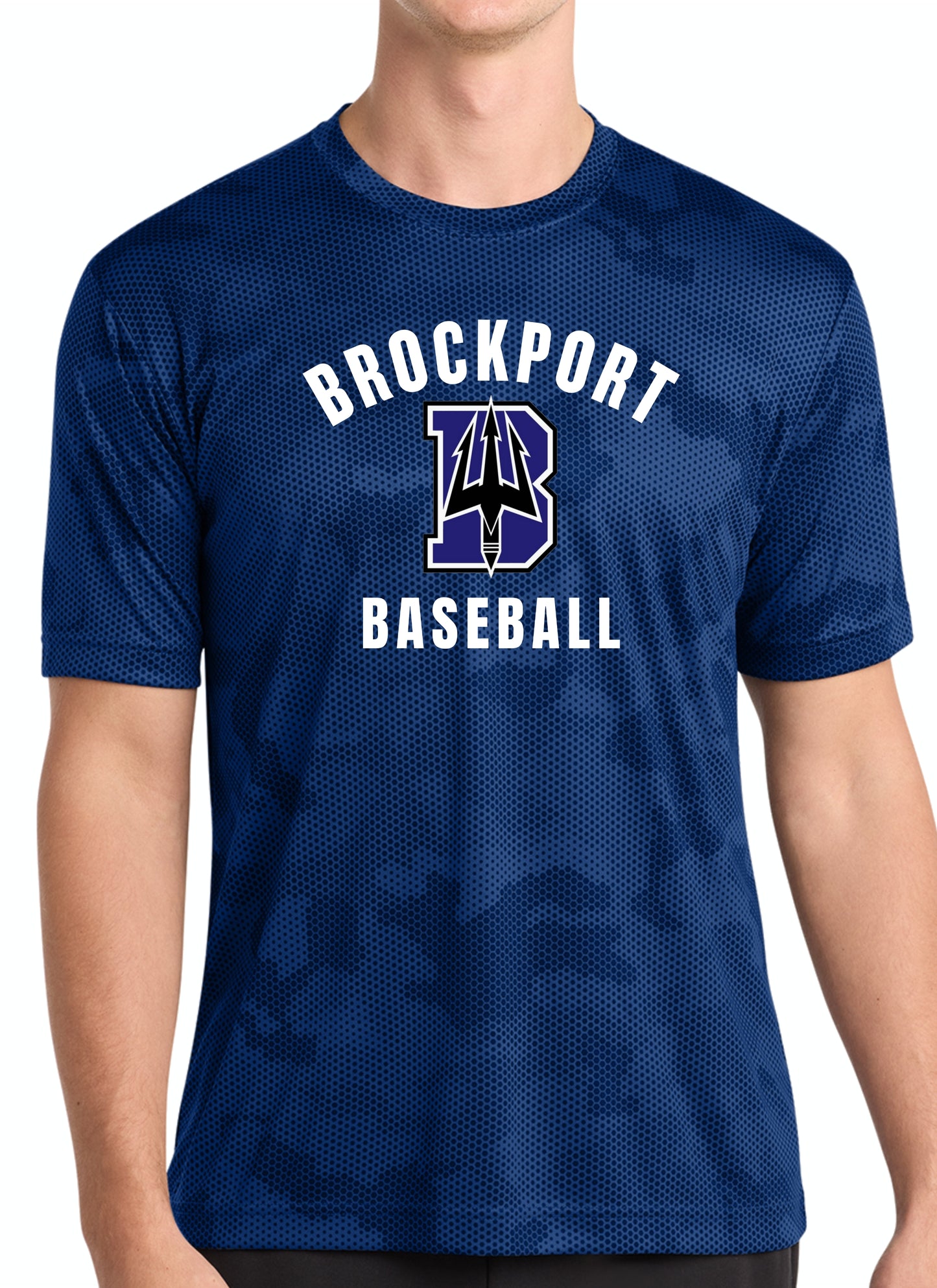 Brockport Baseball Camo Performance T