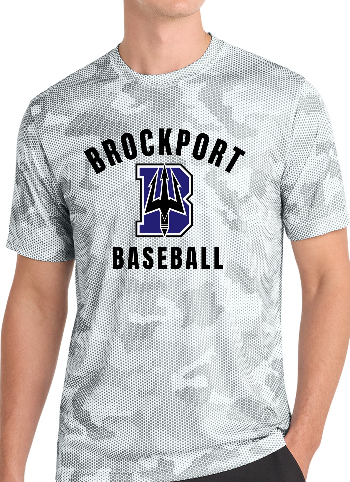 Brockport Baseball Camo Performance T