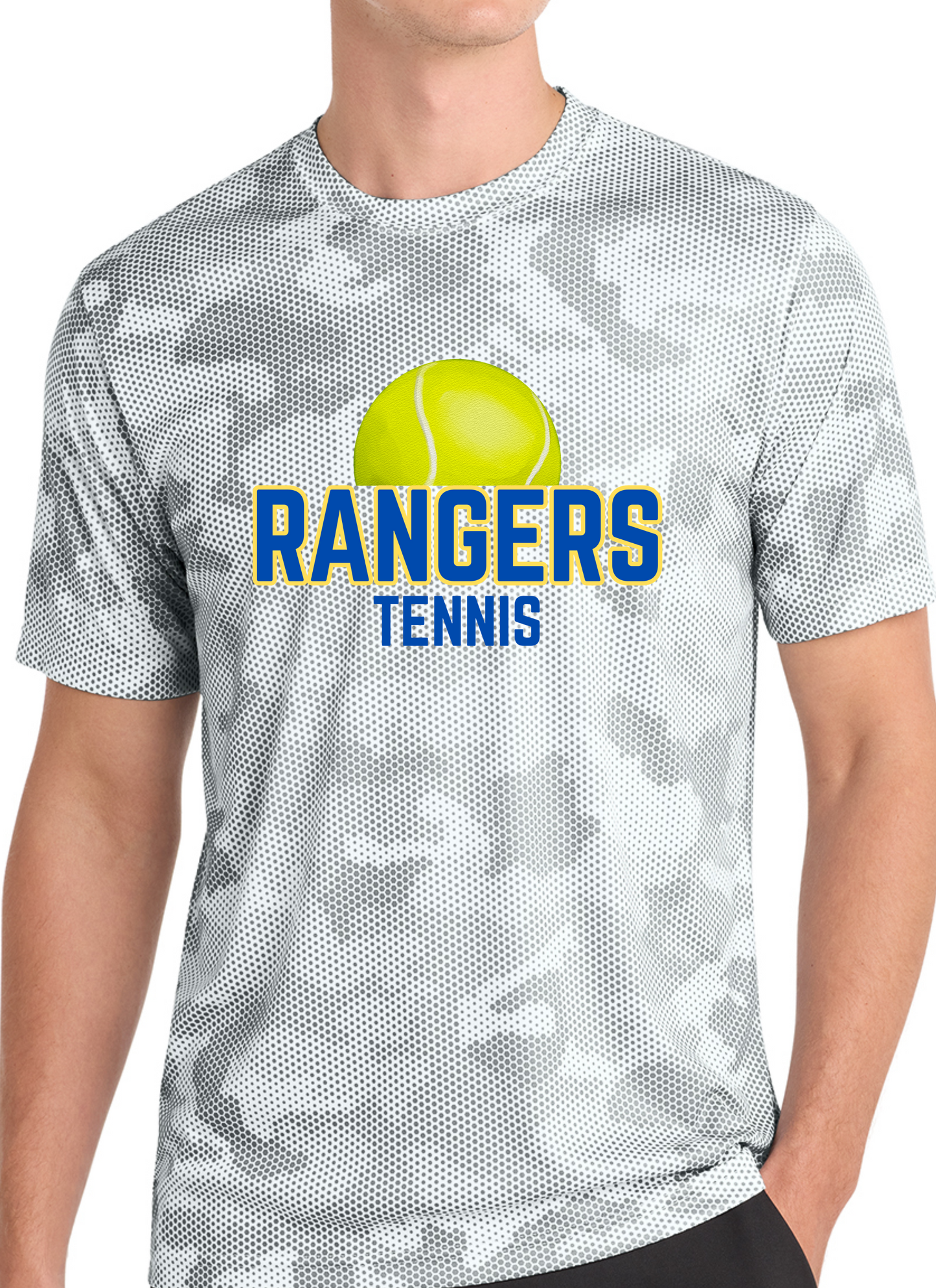 Spencerport Tennis Camo Performance Tee