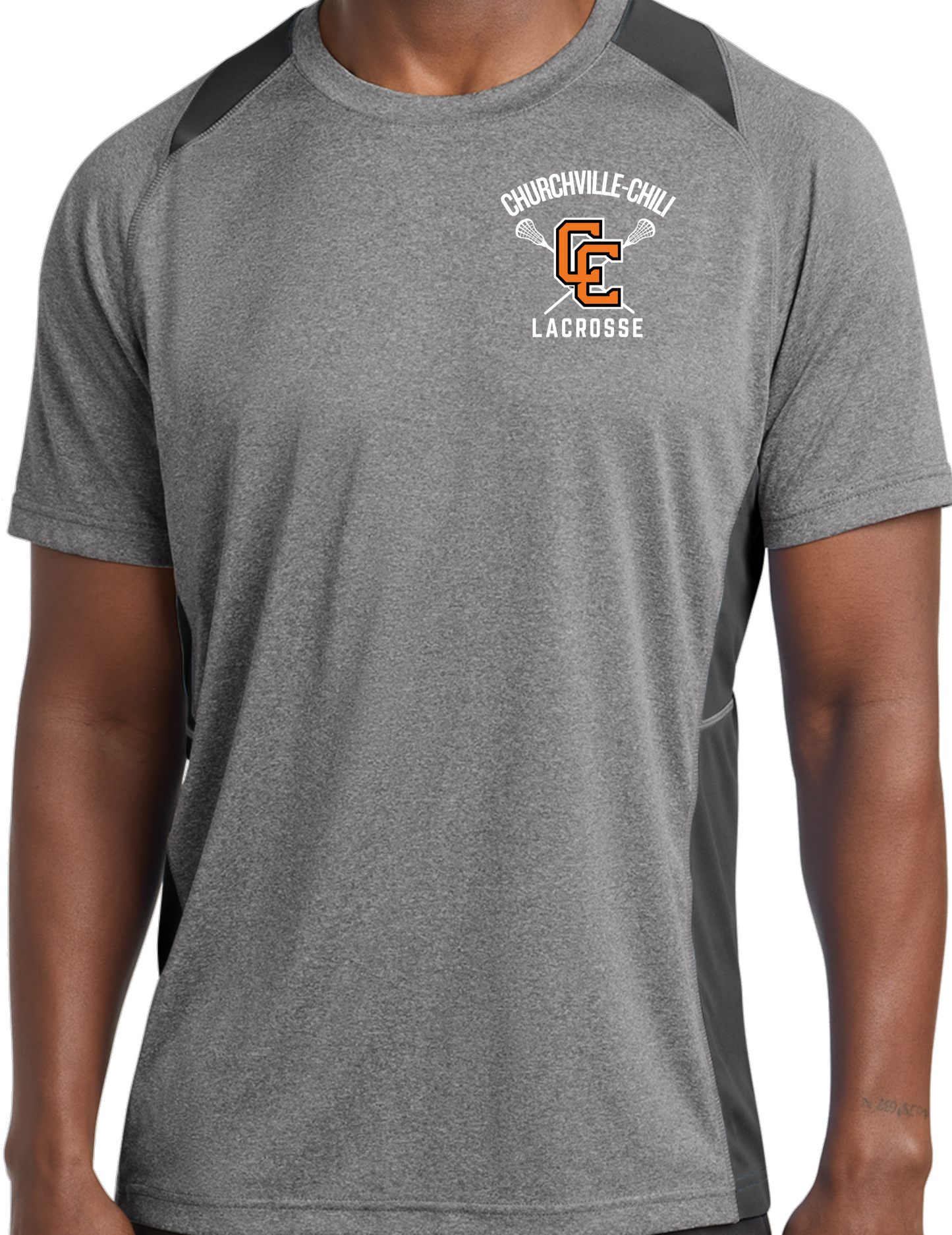 Churchville-Chili Lacrosse Colorblock Performance Tee