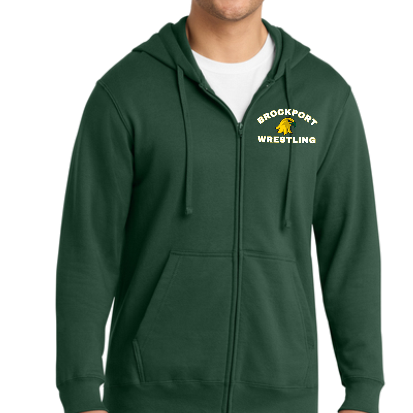 SUNY BROCKPORT FULL ZIP HOODIE (J0331TC)