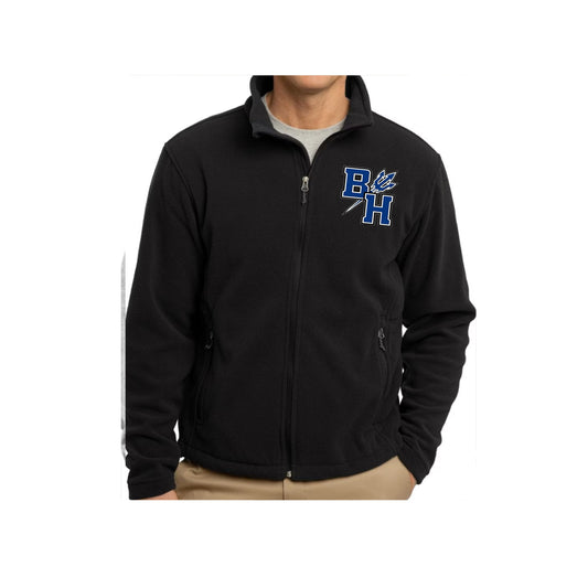 BROCKPORT HAMLIN JR. BLUE DEVILS EMBROIDERED FULL ZIP FLEECE