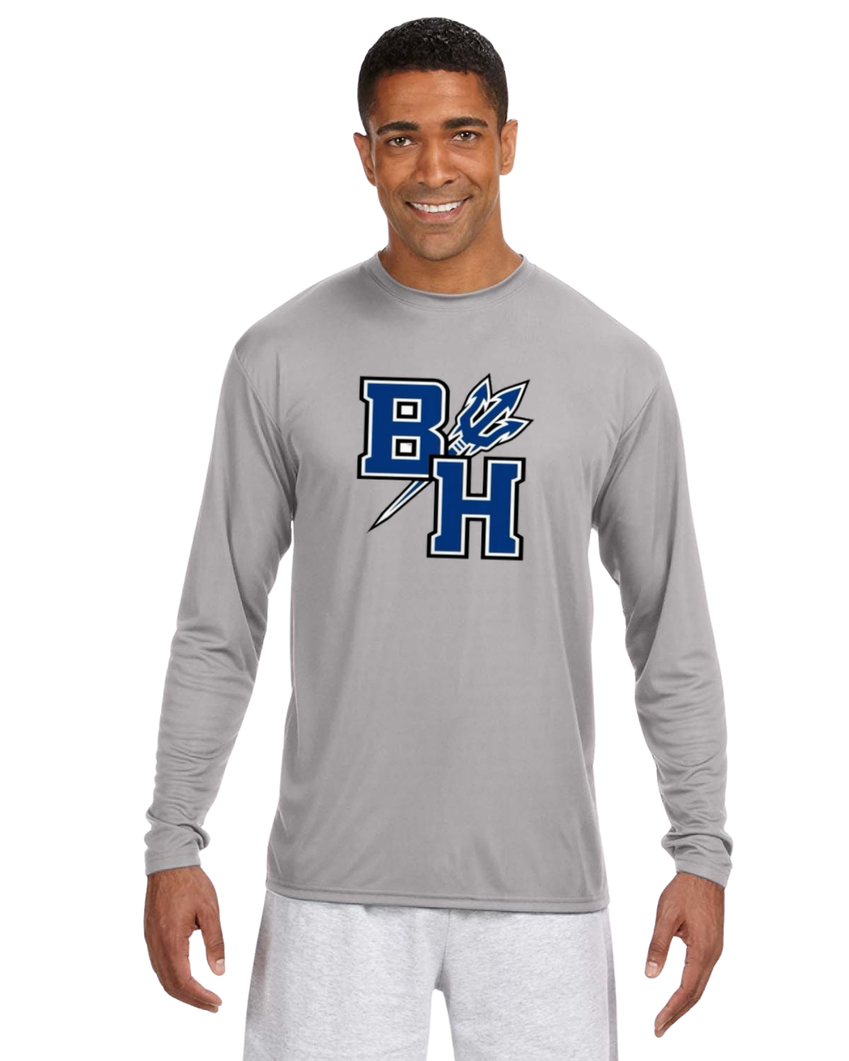 BROCKPORT HAMLIN JR. BLUE DEVILS PERFORMANCE LONG SLEEVE T