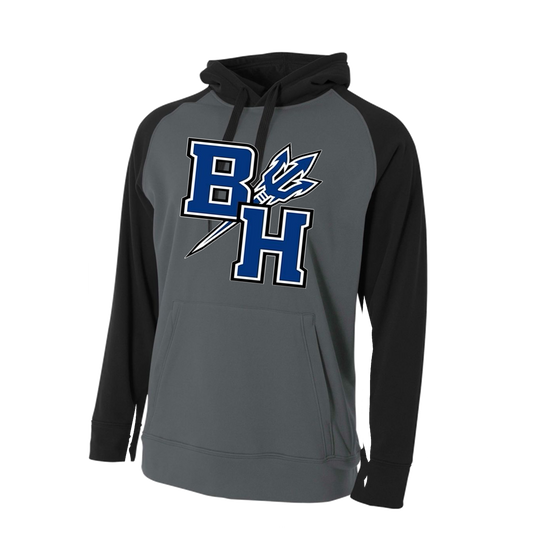 BROCKPORT HAMLIN JR. BLUE DEVILS TWO TONE PERFORMANCE HOODIE