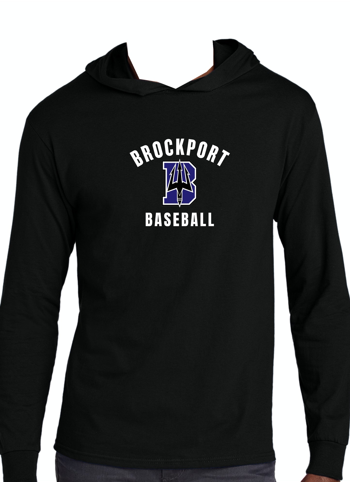 Brockport Baseball Cotton Long Sleeve Hoodie