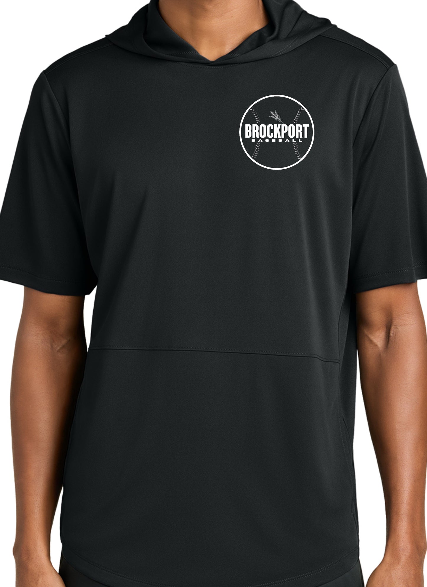 Brockport Baseball Short Sleeve Lite Hoodie