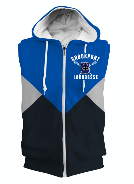 Brockport  Lacrosse Sleeveless Hoodie