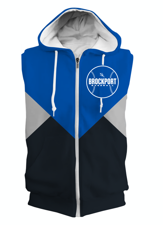 Brockport Baseball Sleeveless Hoodie