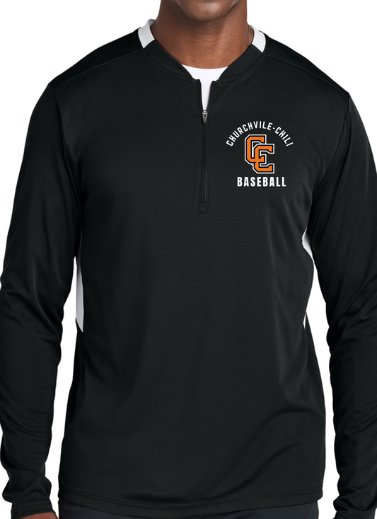 Churchville-Chili Baseball 1/4-Zip Pullover